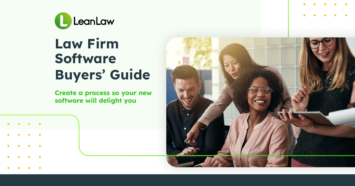 law firm software buying guide