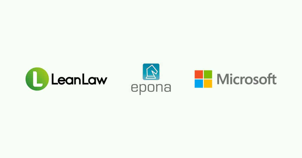 epona legal + microsoft 365 + leanlaw