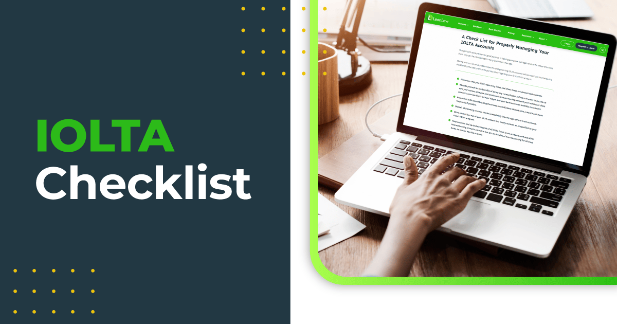 IOLTA Checklist