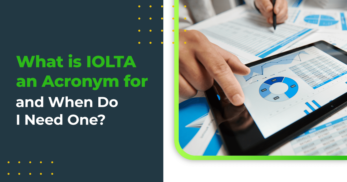 What is IOLTA an Acronym for and When Do I Need One