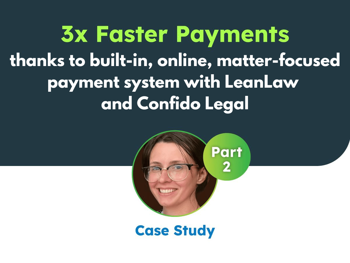 3x Faster Payments Confido Legal