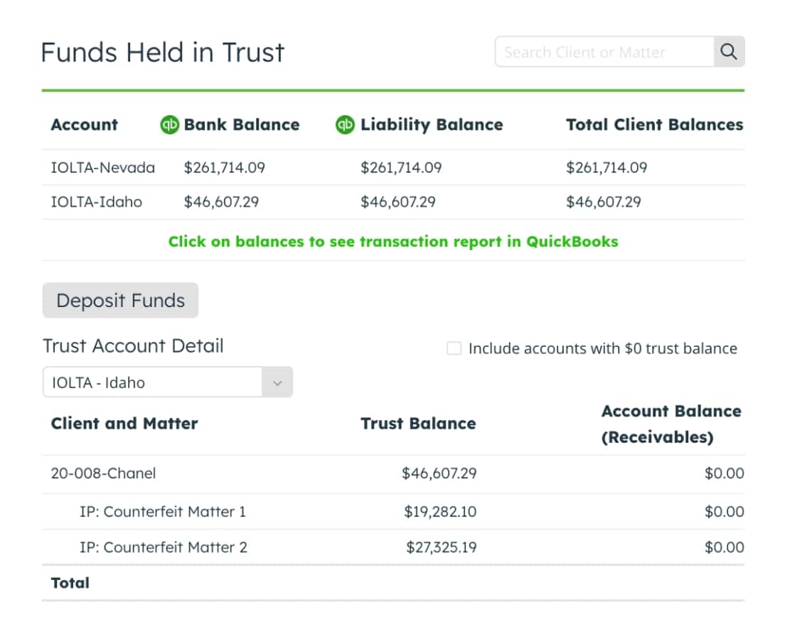 LeanLaw Trust Fund information