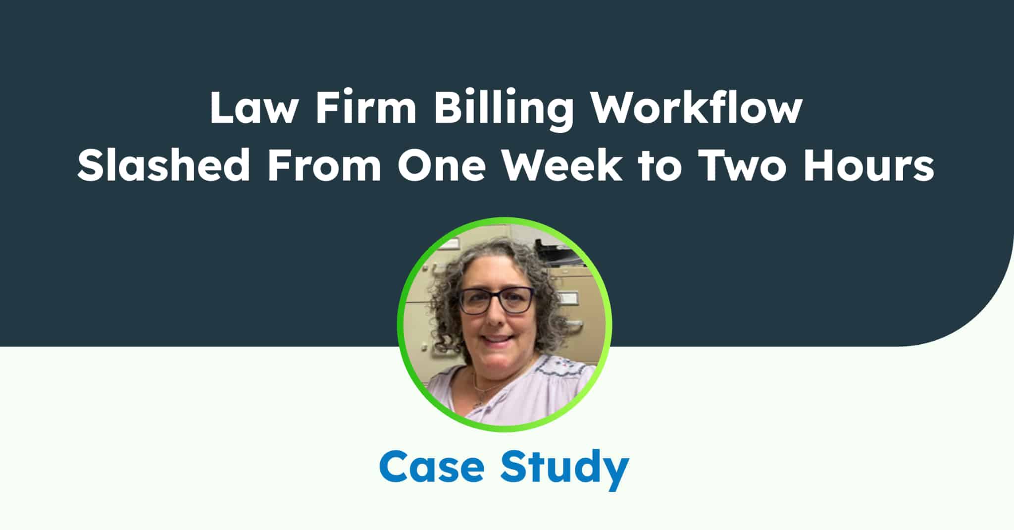 law firm billing workflow
