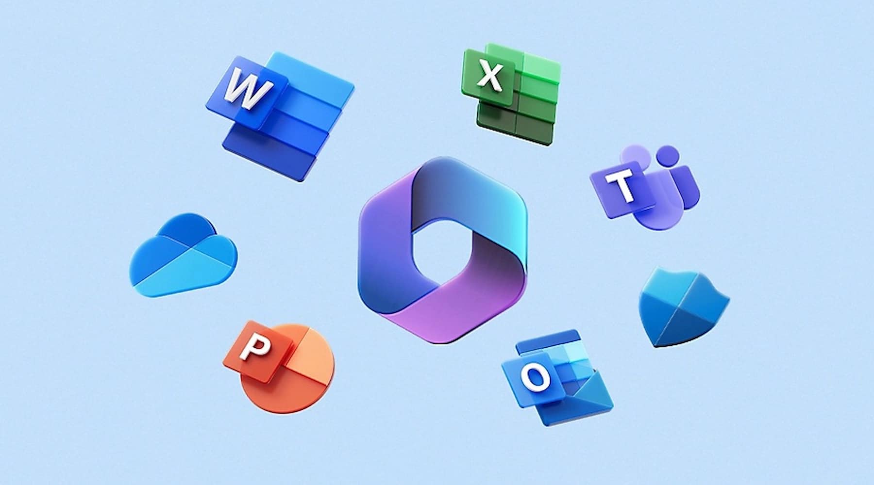 Microsoft office suite icons