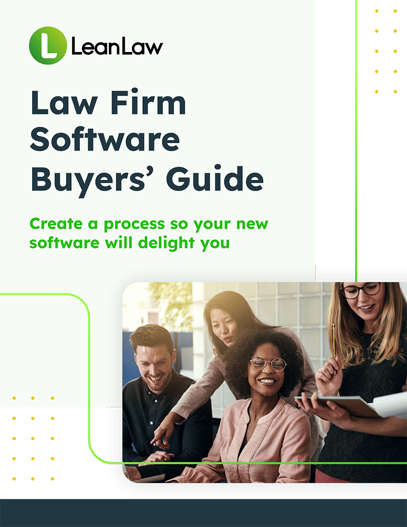 law firm software buying guide